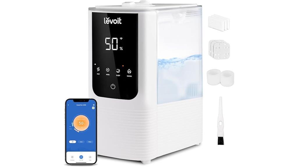 bedroom humidifier with warm cool mist