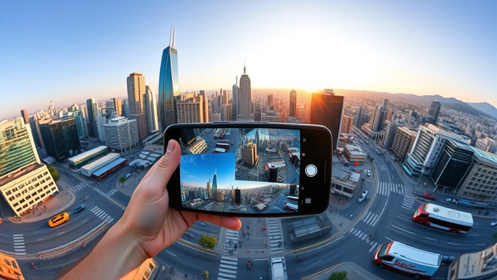 capture seamless panoramic images