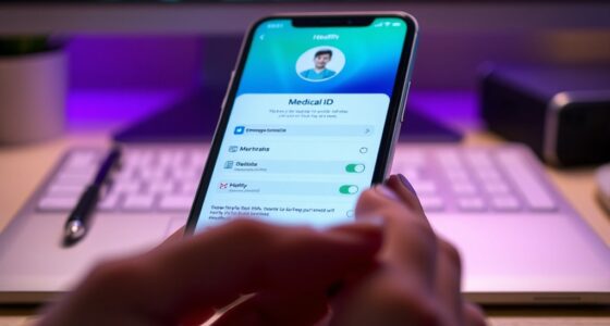 create emergency contact info