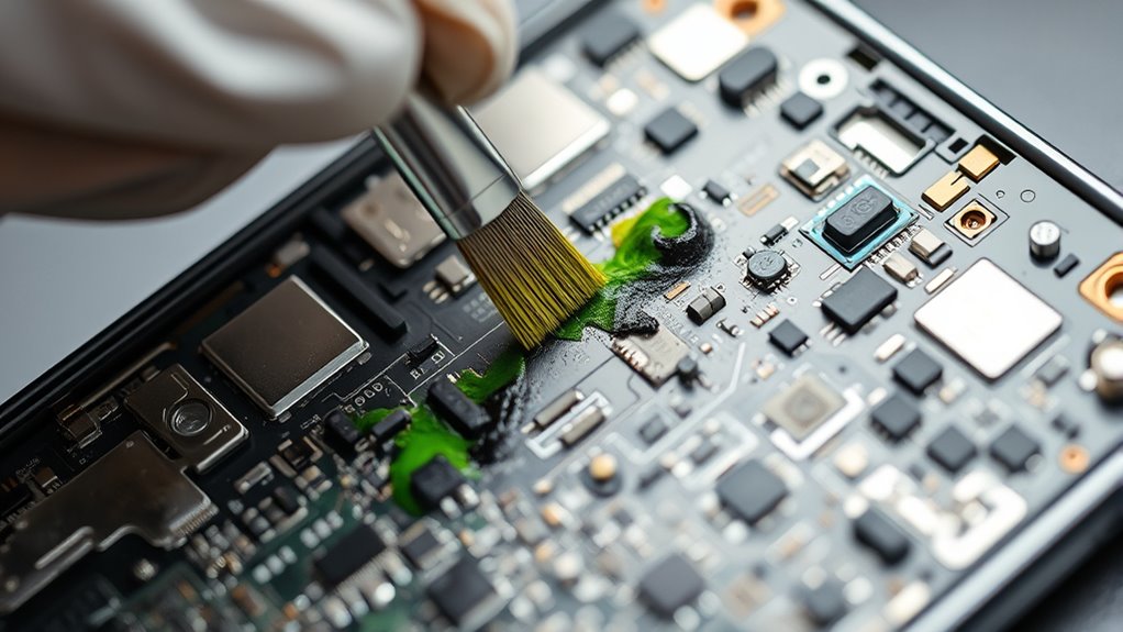 gentle cleaning of internal components