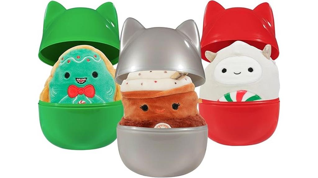 holiday themed plush capsules