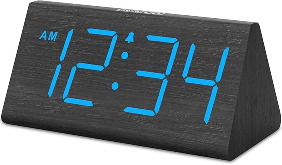 large digital alarm clock