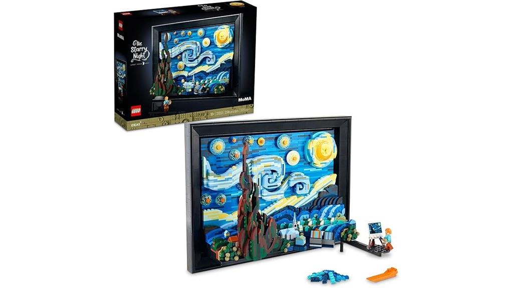 lego van gogh night scene