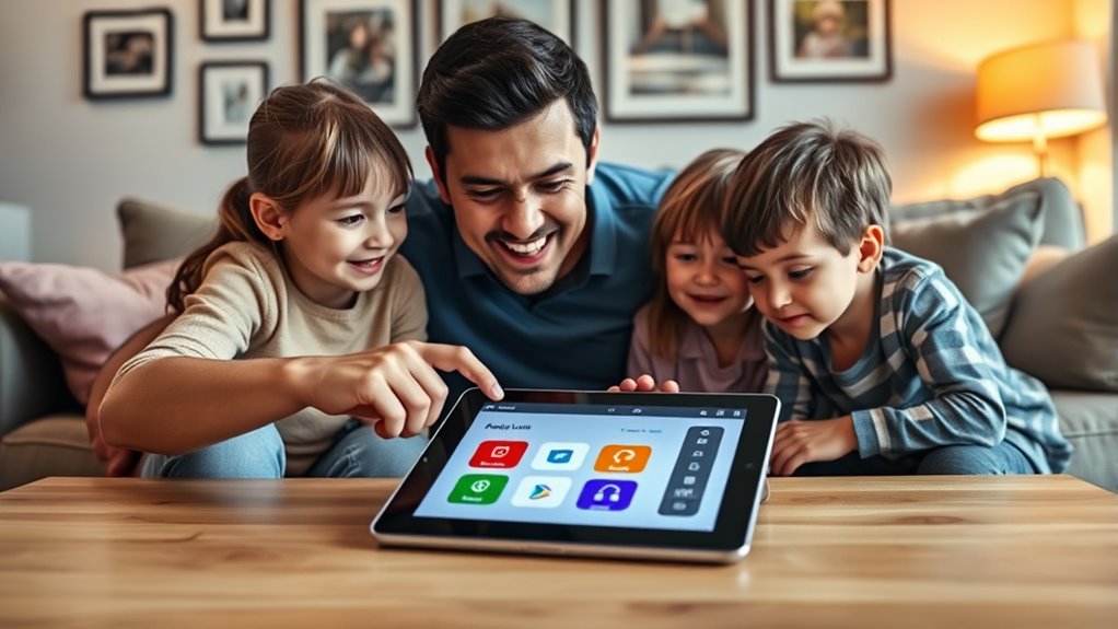 manage family device access
