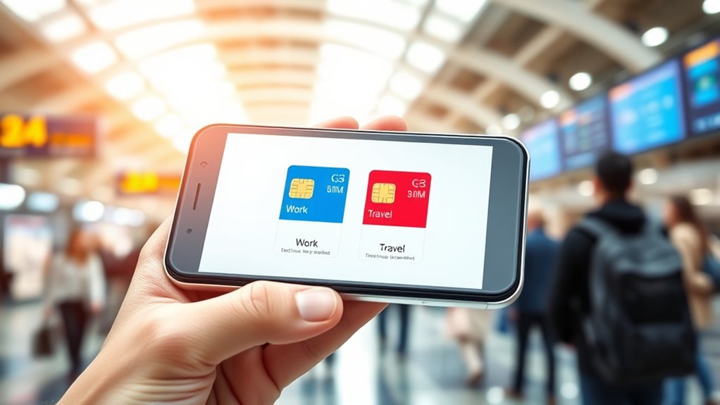 manage two sim cards