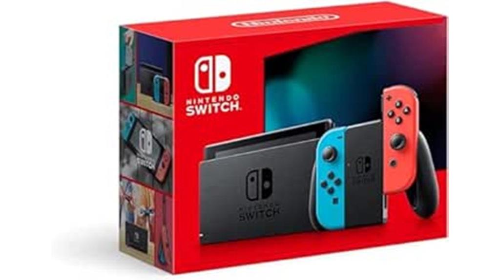 neon blue red switch