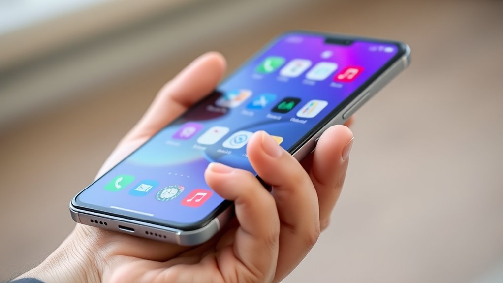 one handed phone usage