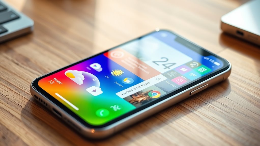 optimize mobile widget usage