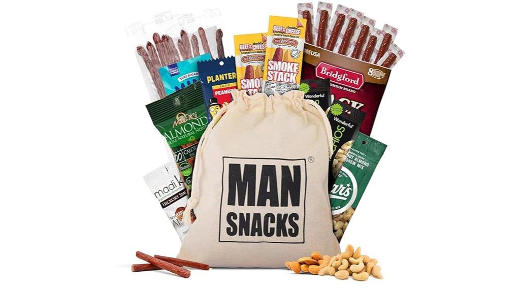 premium manly snack gift