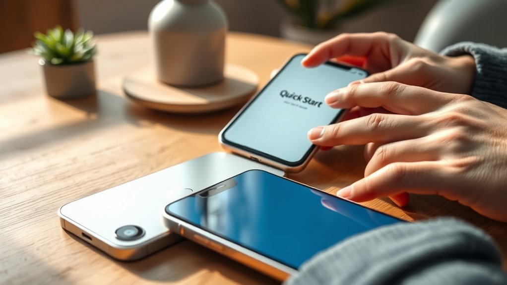 quick start data transfer