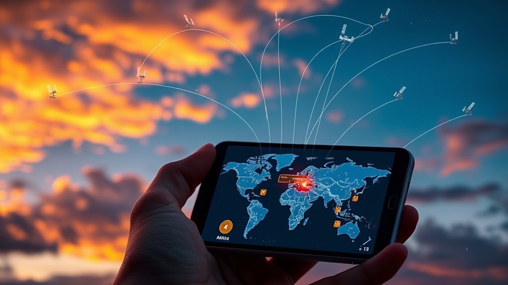 satellite signal transmission process