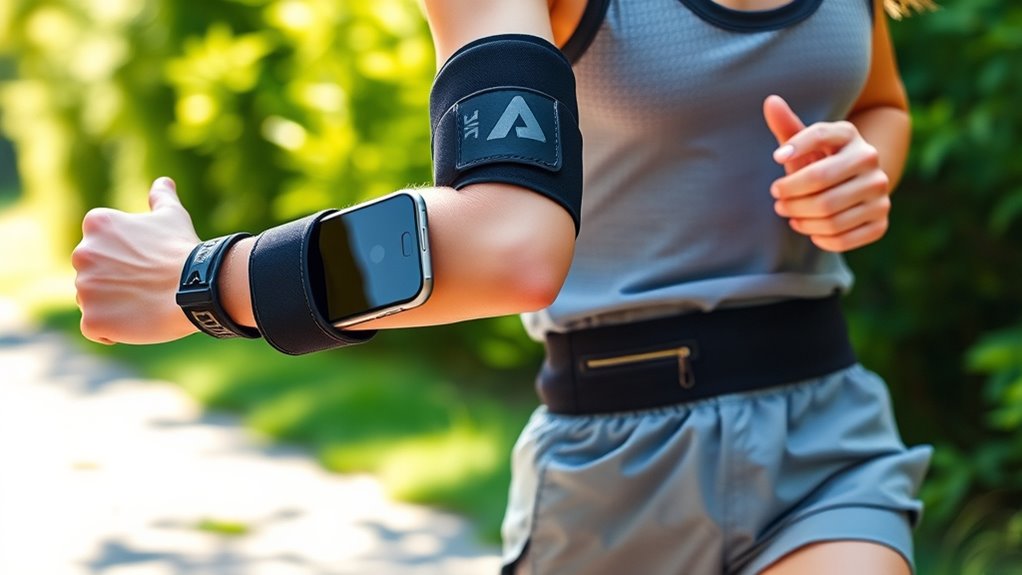 secure phone while running