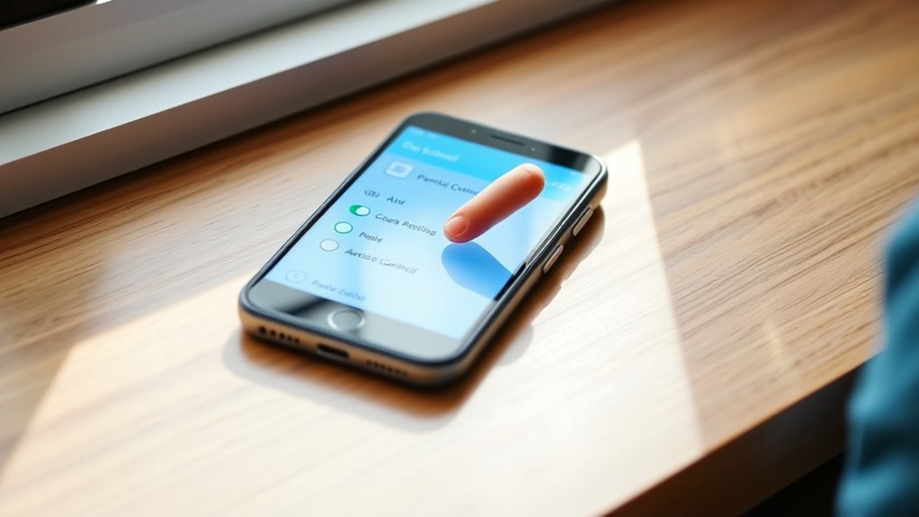 set device restrictions and controls