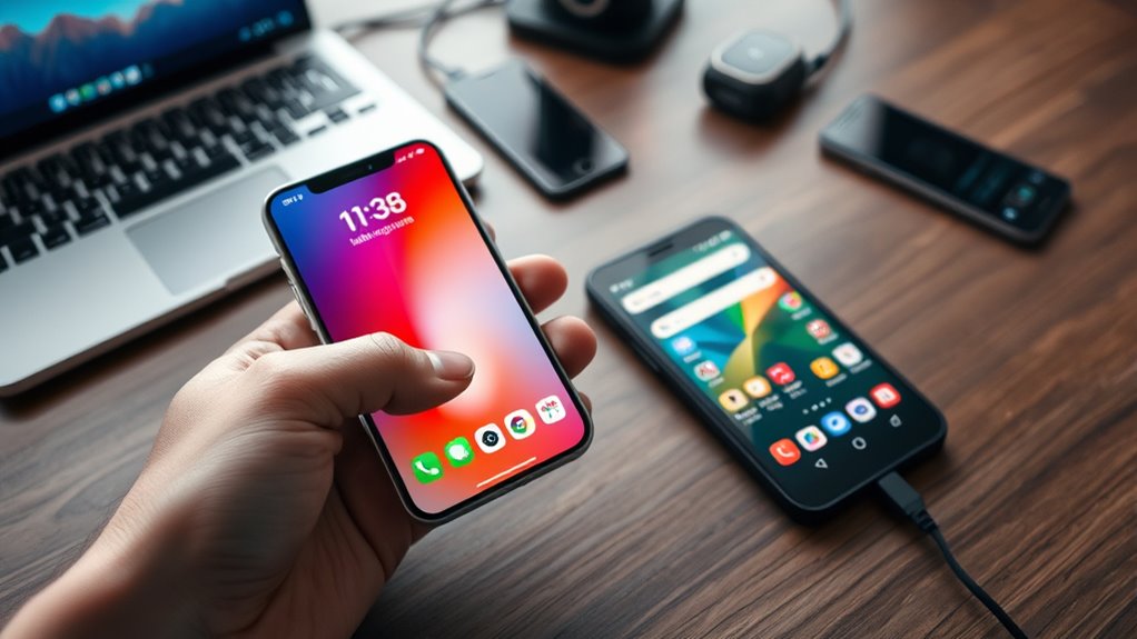 switching between iphone and android