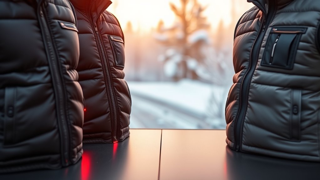 top men s heated winter vests