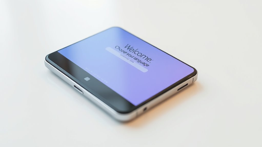 turn on select language