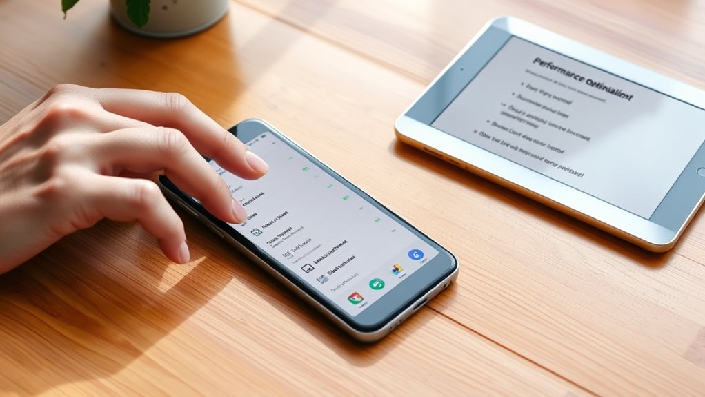 update clean optimize apps