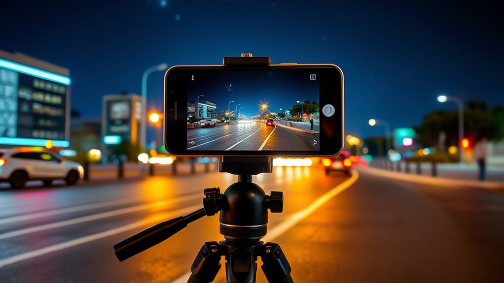 use tripod for sharp photos