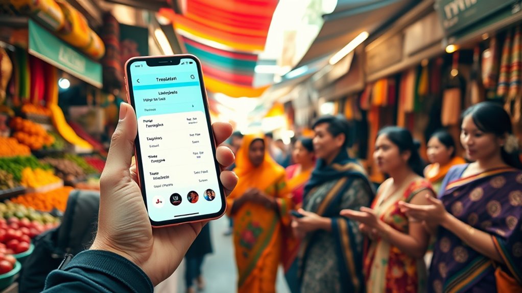 using phone to translate