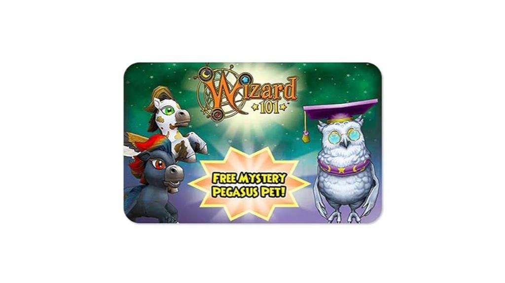 wizard101 pegasus digital card