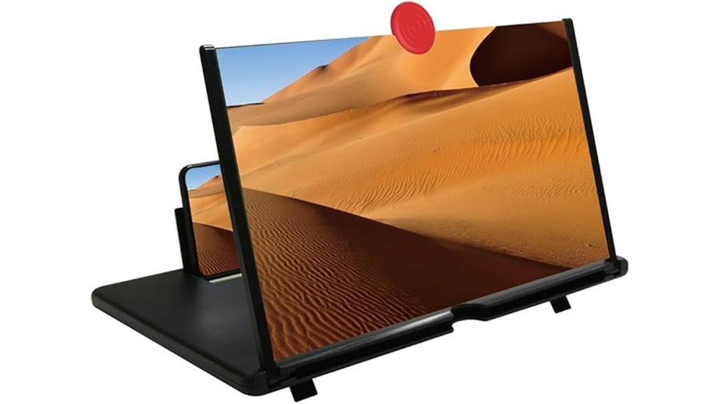 12 inch 3d smartphone projector