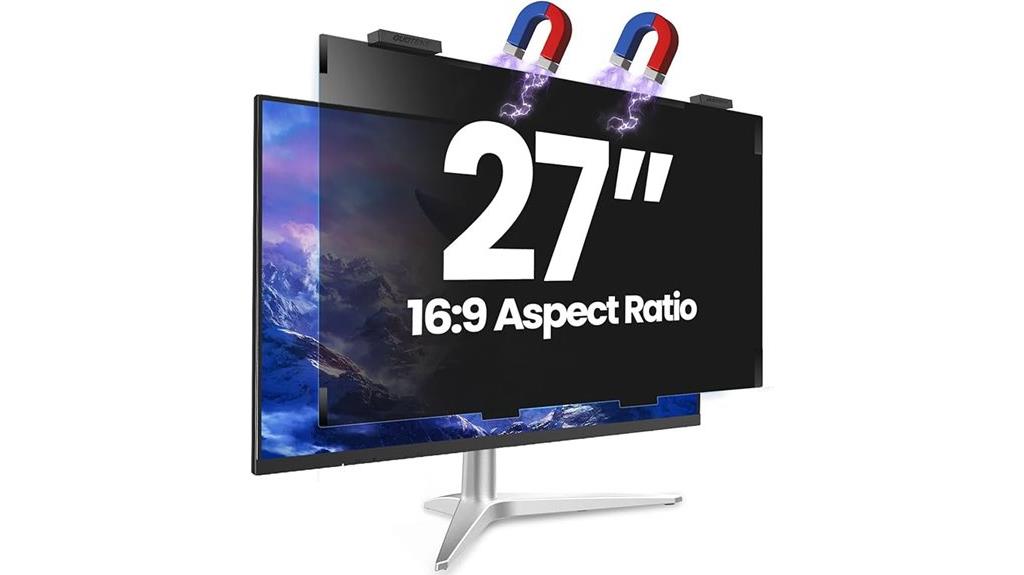 27 inch magnetic privacy screen