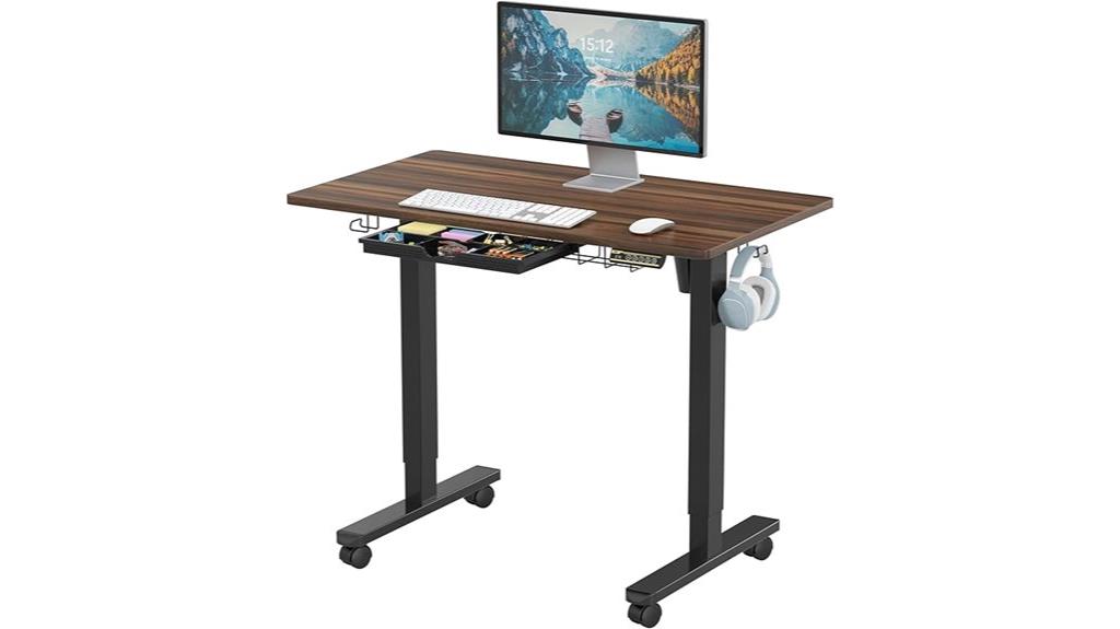 40 inch electric sit stand desk