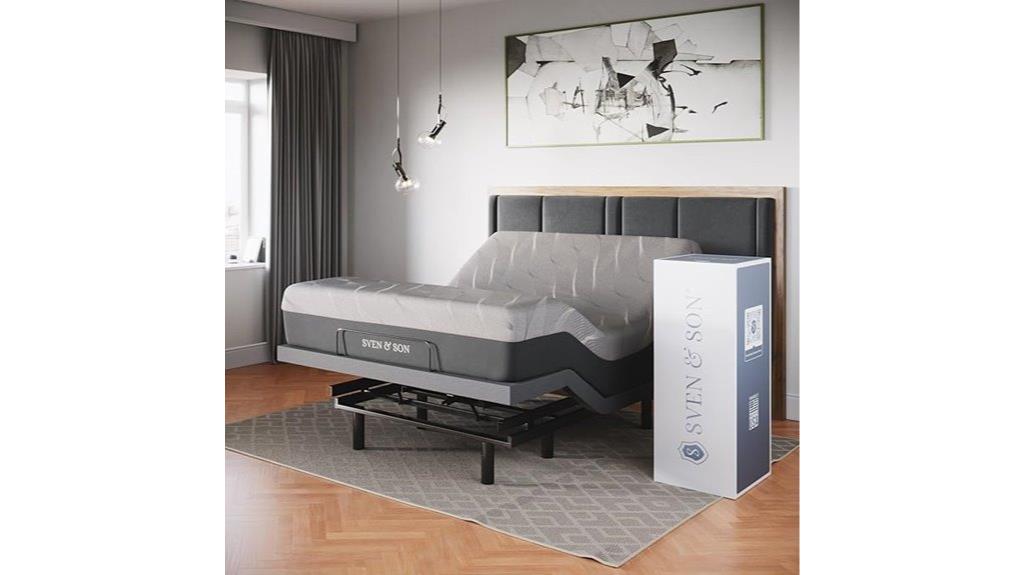 adjustable bed with mattress