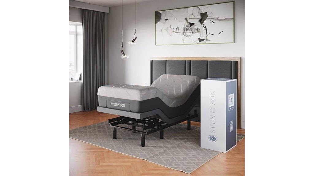 adjustable bed with memory