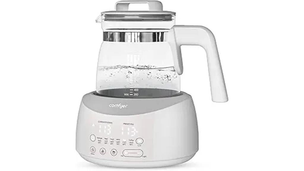 baby bottle warmer with light