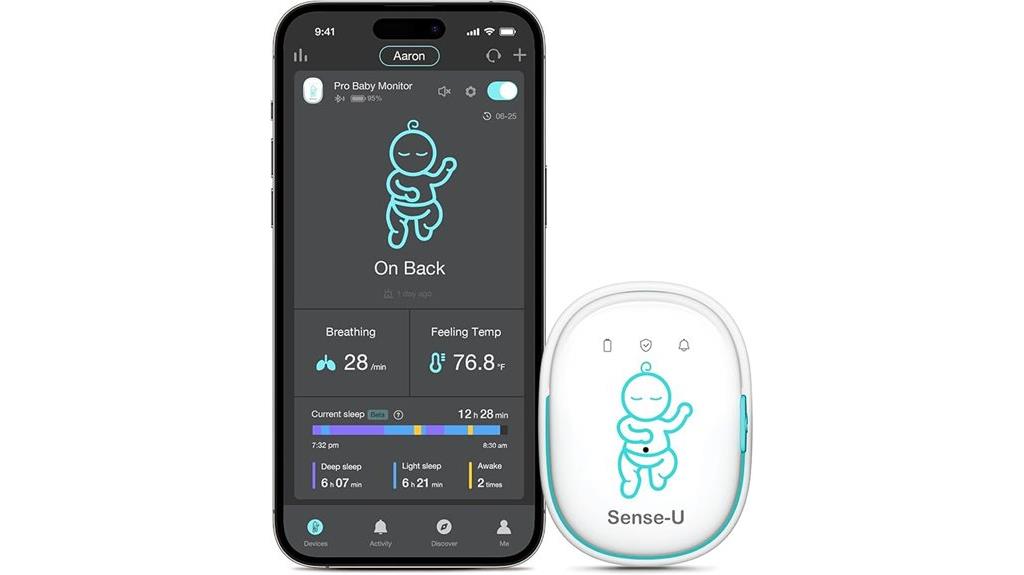 baby breathing sleep monitor