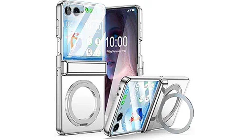 clear magsafe flip case