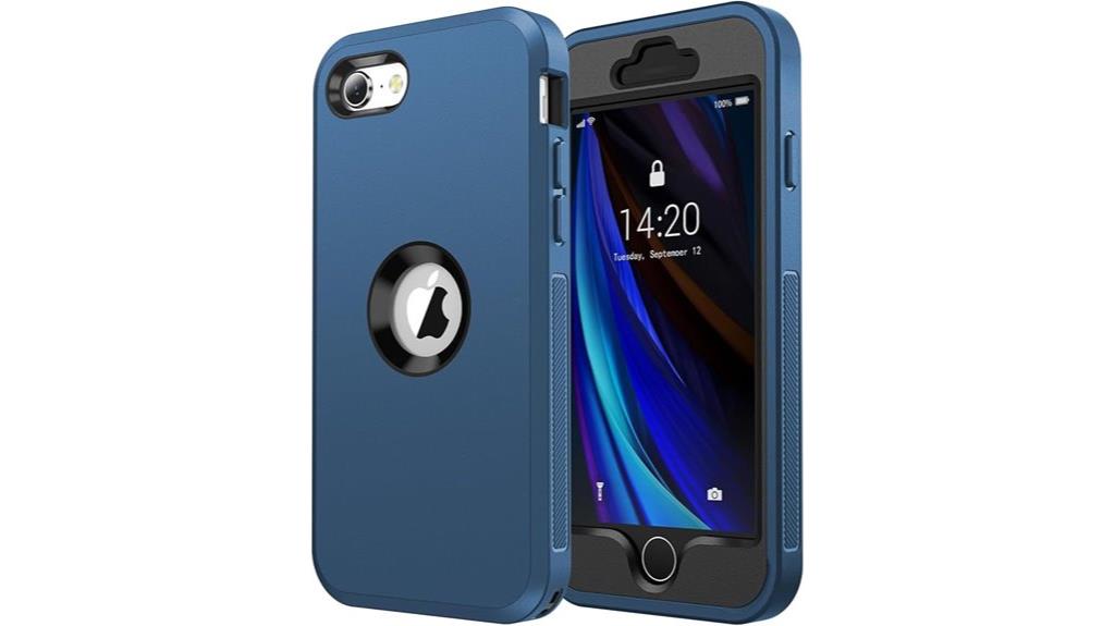 dark blue drop protection case