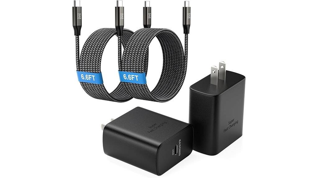 dual 45w usb c chargers