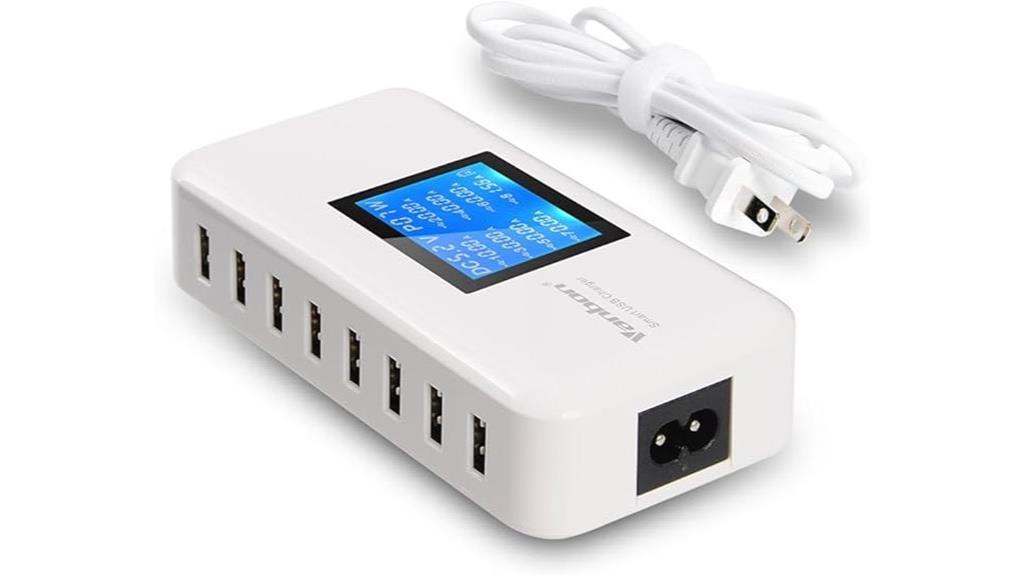 eight port charging station