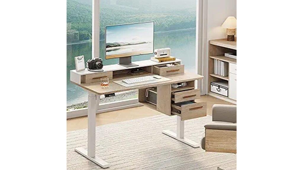 electric height adjustable desk