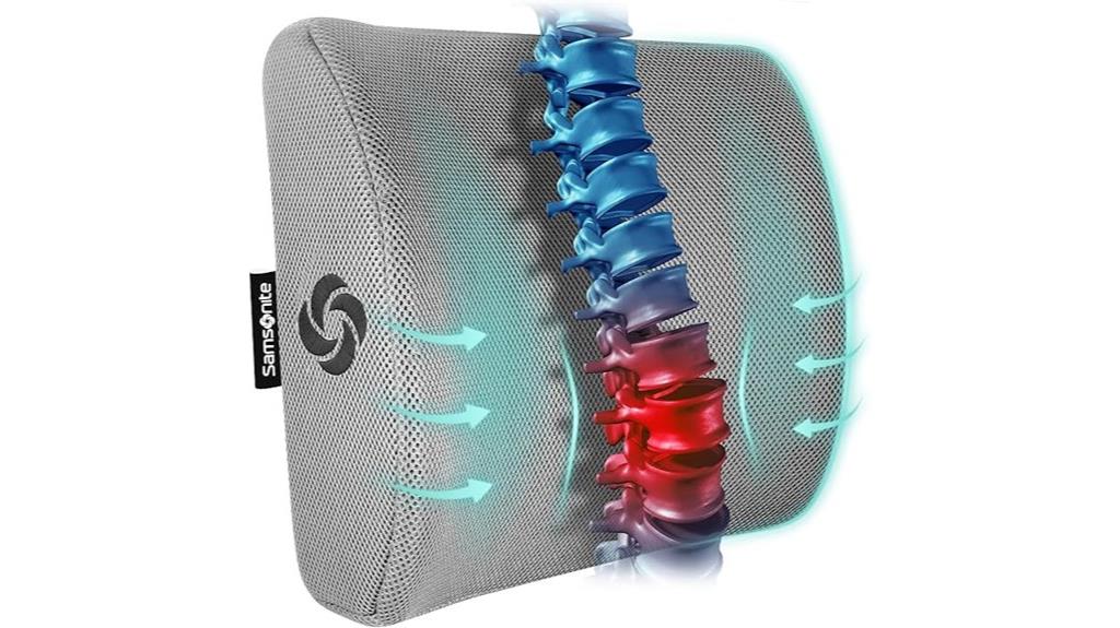 ergonomic lumbar support pillow