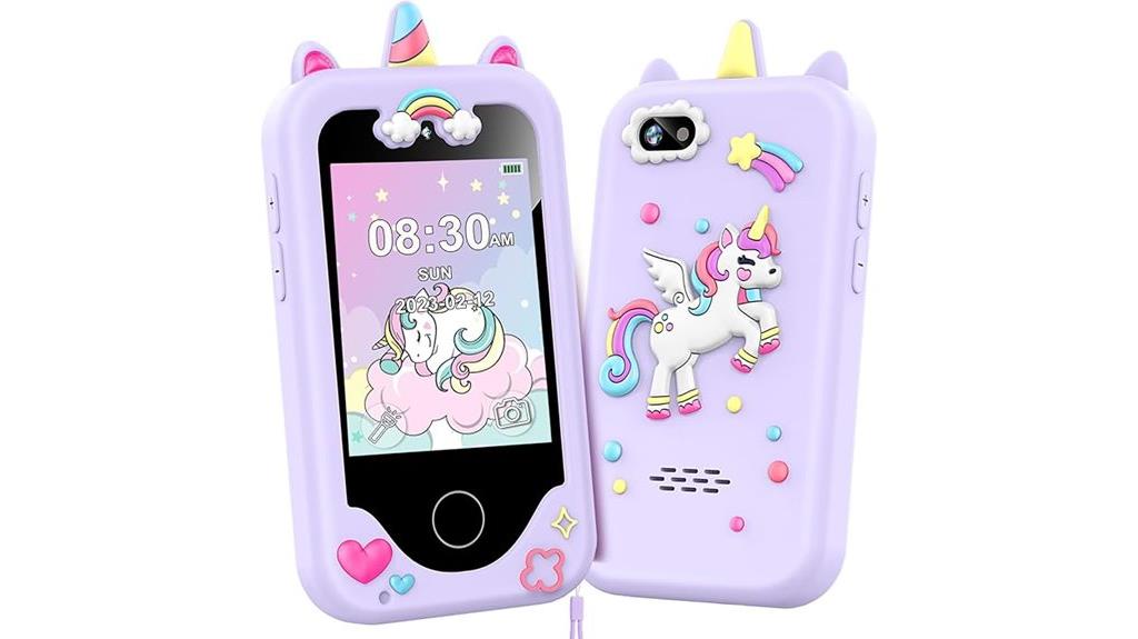 girls purple 8gb phone