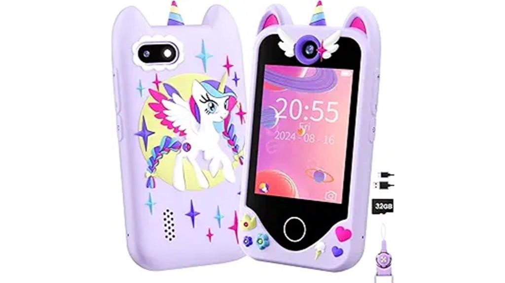 girls touchscreen kids phone