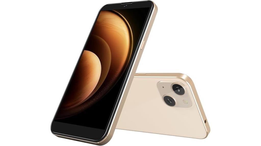 gold unlocked 4g smartphone