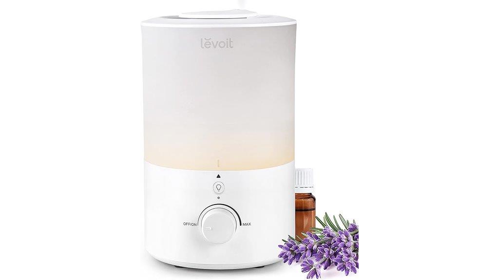 humidifier with oil diffuser