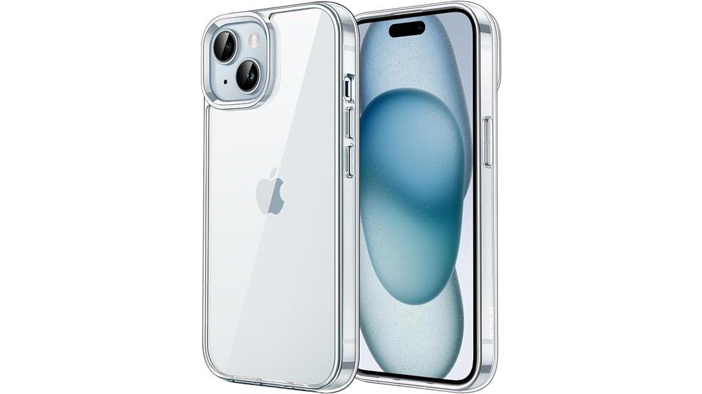 iphone 15 shockproof clear case