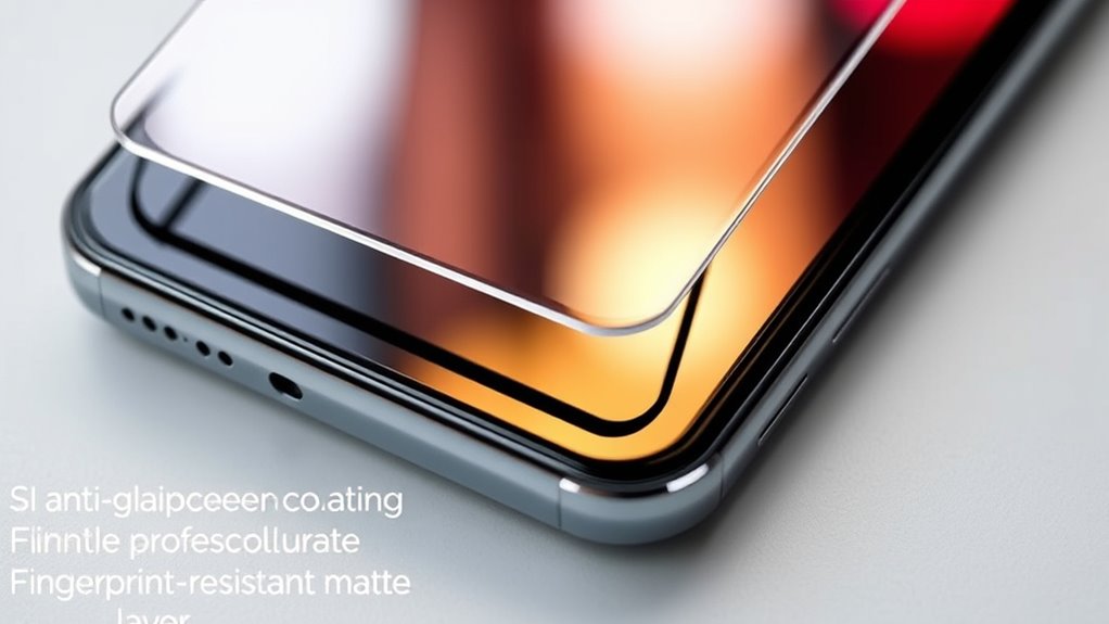 key screen protector features