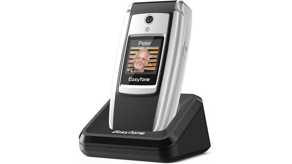 large button flip phone