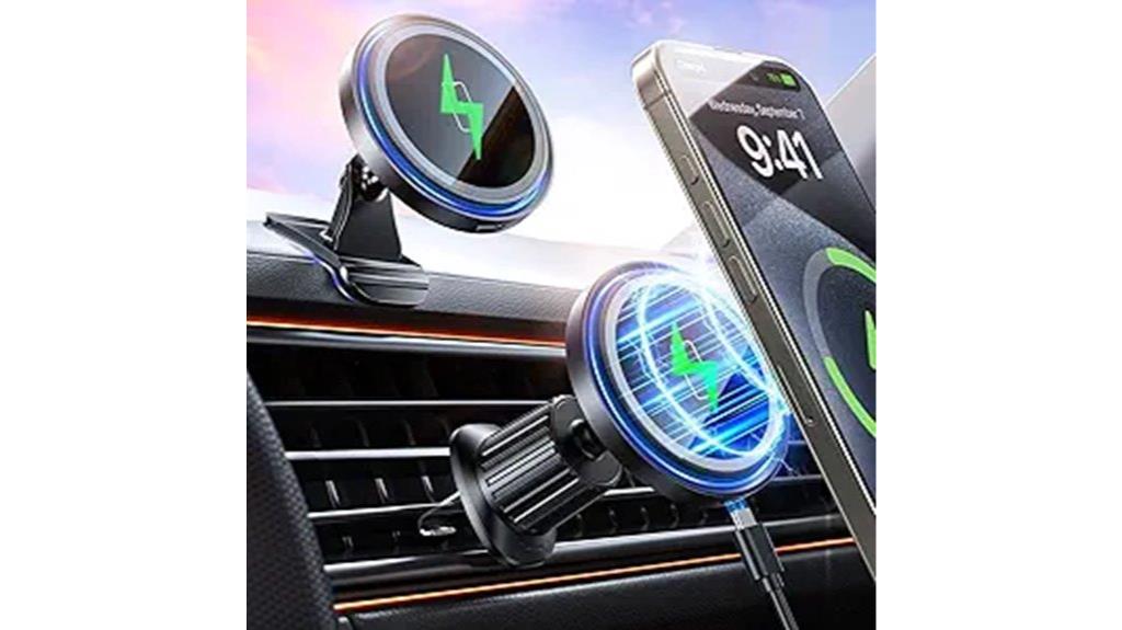 magnetic iphone charger mount