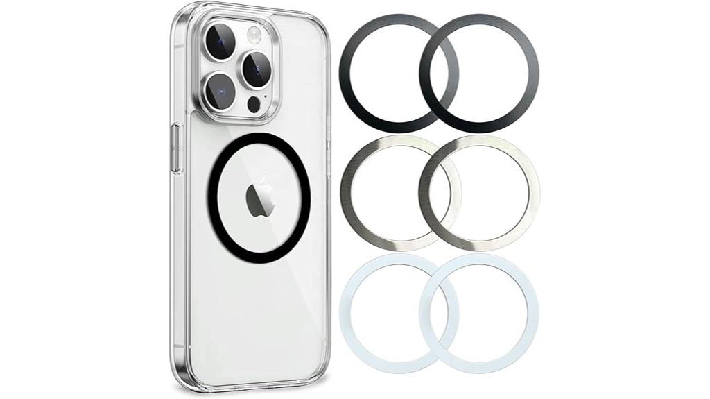 magnetic phone ring set