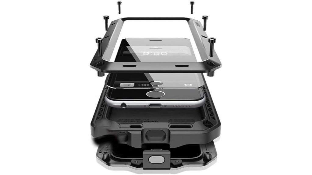 metal shockproof iphone 16