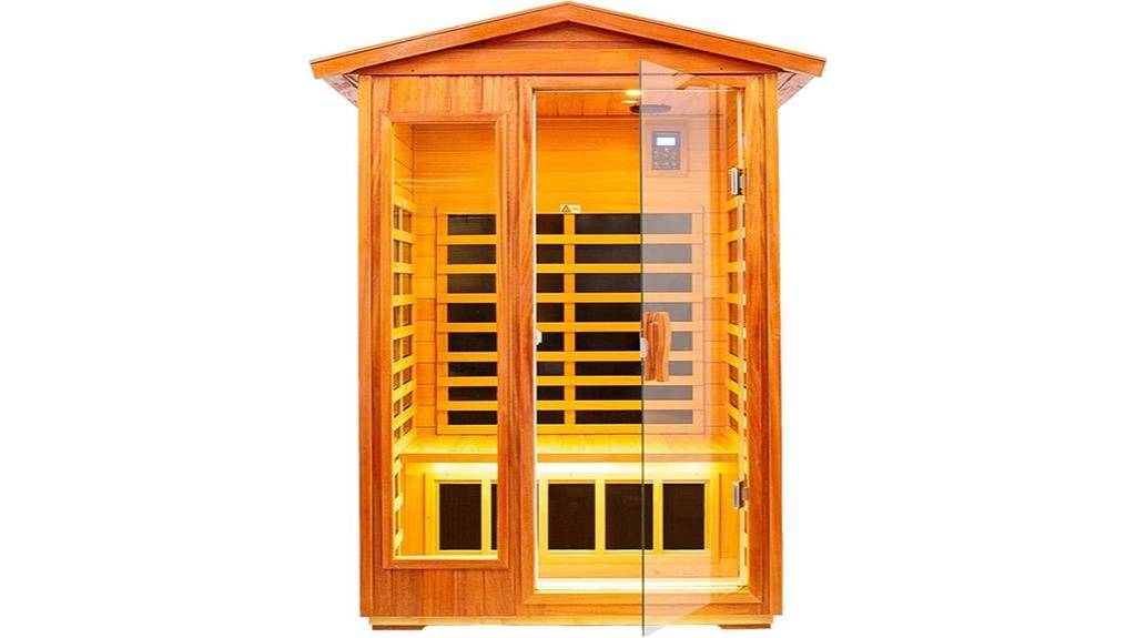 outdoor infrared sauna bluetooth