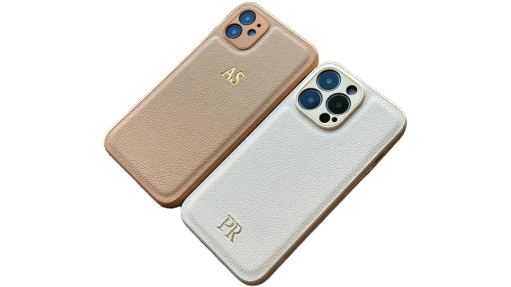personalized leather phone case