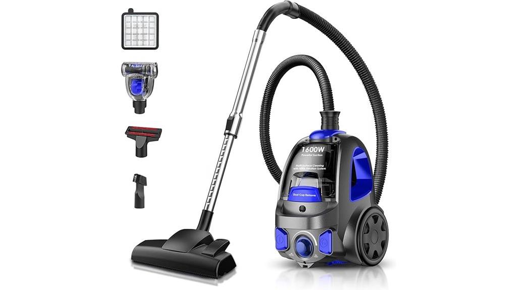 powerful bagless vacuum